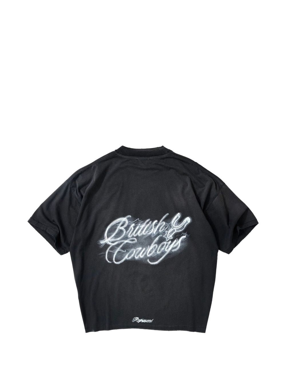 T-shirt con stampa teschio MLM100592 004 REPRESENT