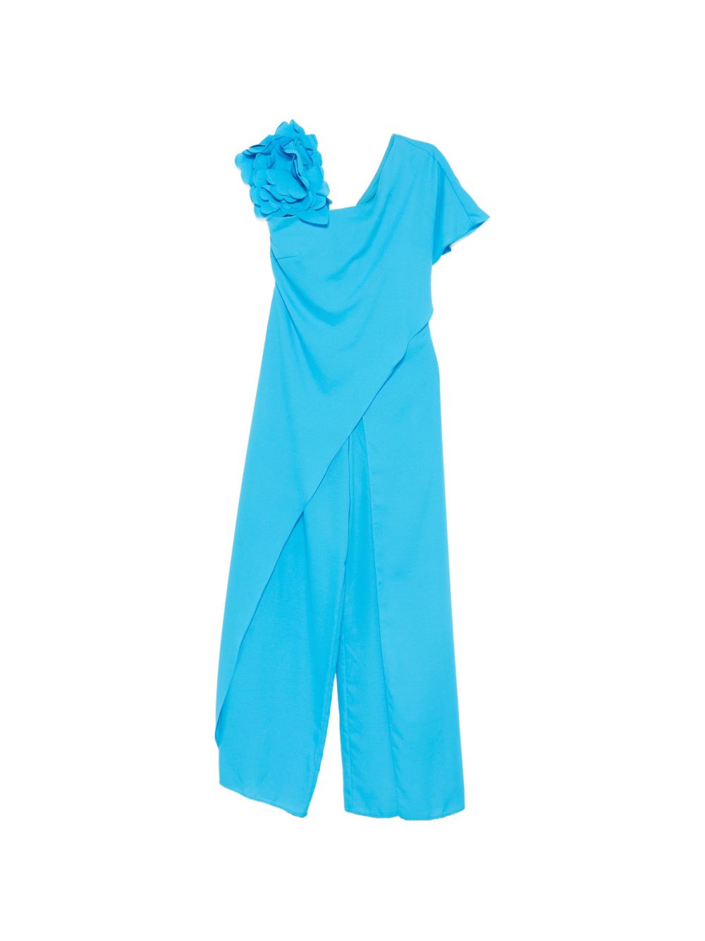 Jumpsuit asimmetrica con dettaglio floreale 1T1C7CRP00650 CIAN ROSA CLARA COCKTAIL