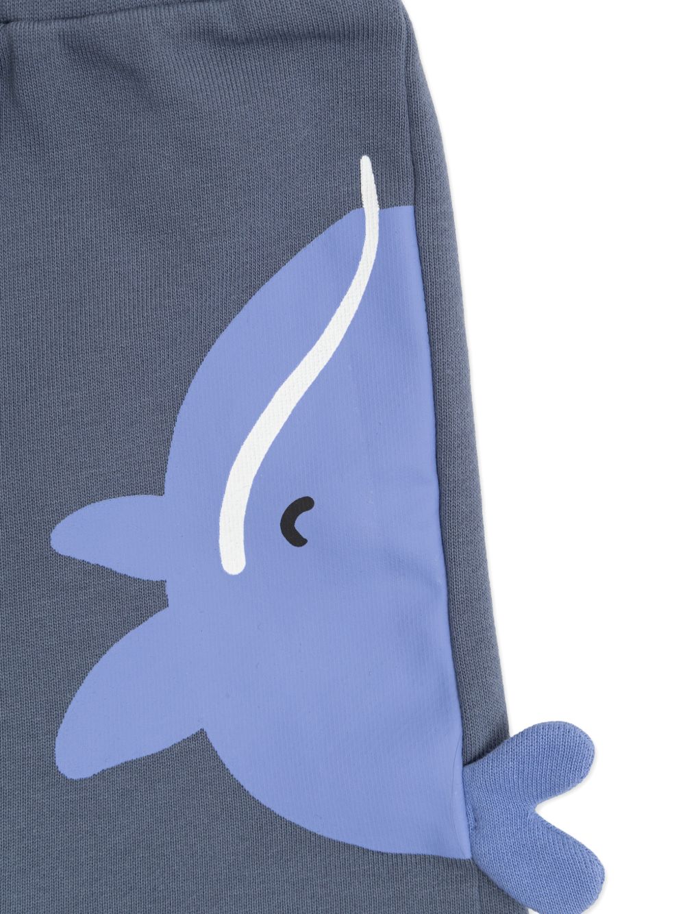 Shorts in felpa con stampa squali TY6589Z3409 61B STELLA MCCARTNEY KIDS