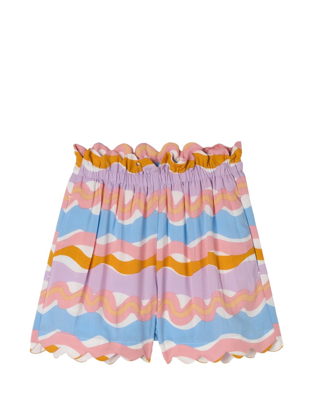 Shorts multicolore con bordi smerlati TY6B09Z3442 999MC STELLA MCCARTNEY KIDS