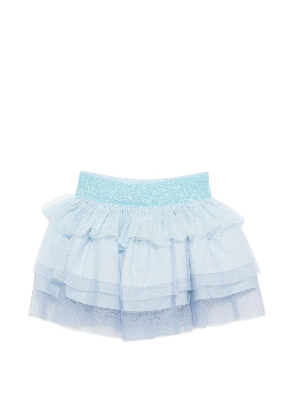 Gonna in tulle a balze celeste TY7021Z1119 999 STELLA MCCARTNEY KIDS