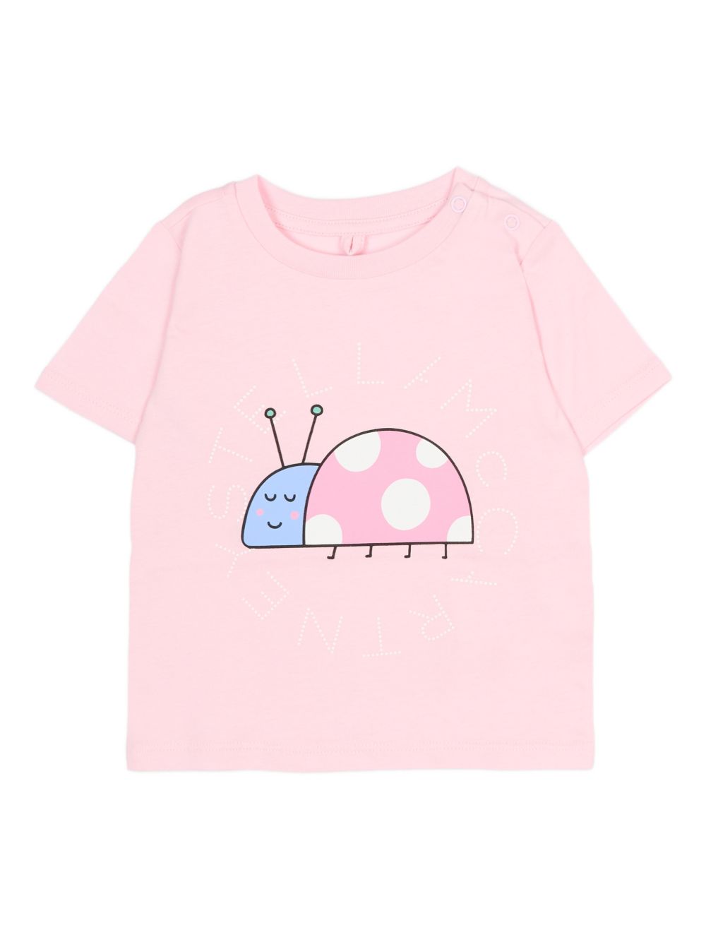T-shirt con stampa coccinella TY8021Z0434 51R STELLA MCCARTNEY KIDS