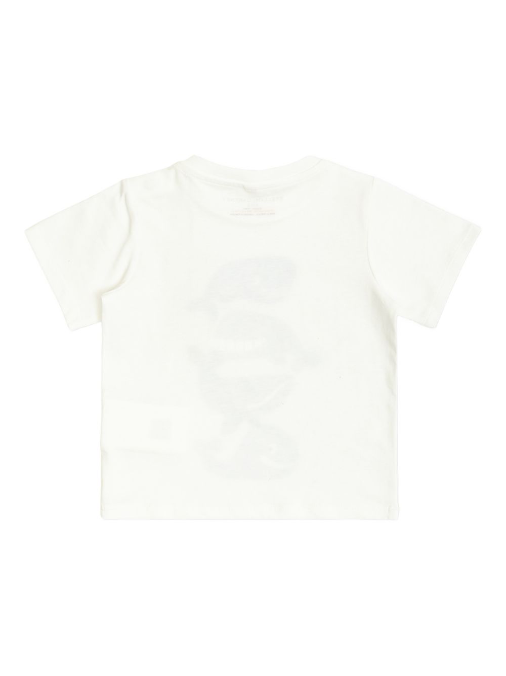 T-shirt con stampa balene TY8570Z0434 100 STELLA MCCARTNEY KIDS