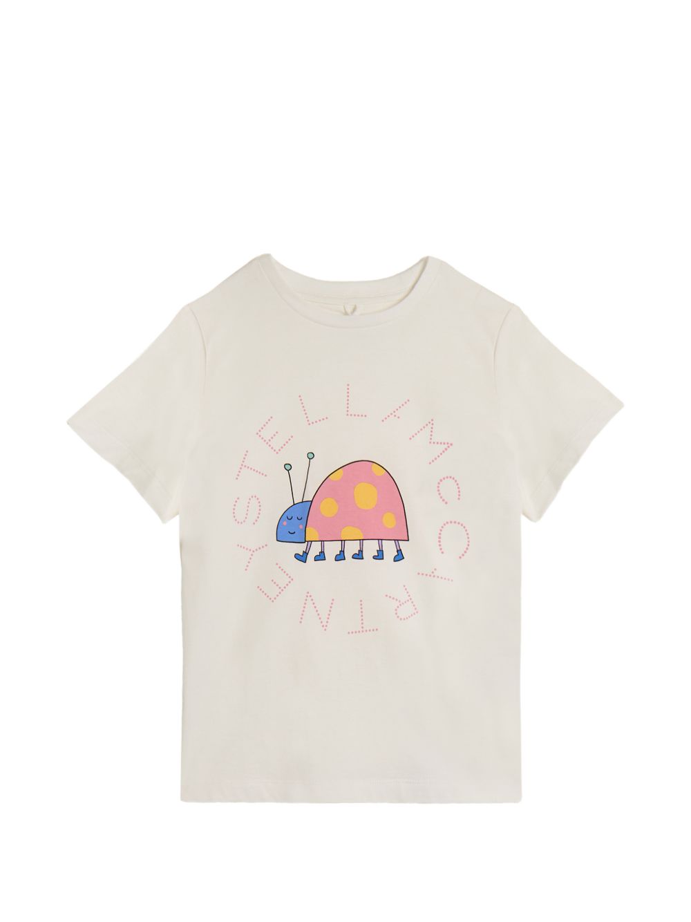 T-shirt stampa coccinella TY8A01Z0434 101 STELLA MCCARTNEY KIDS