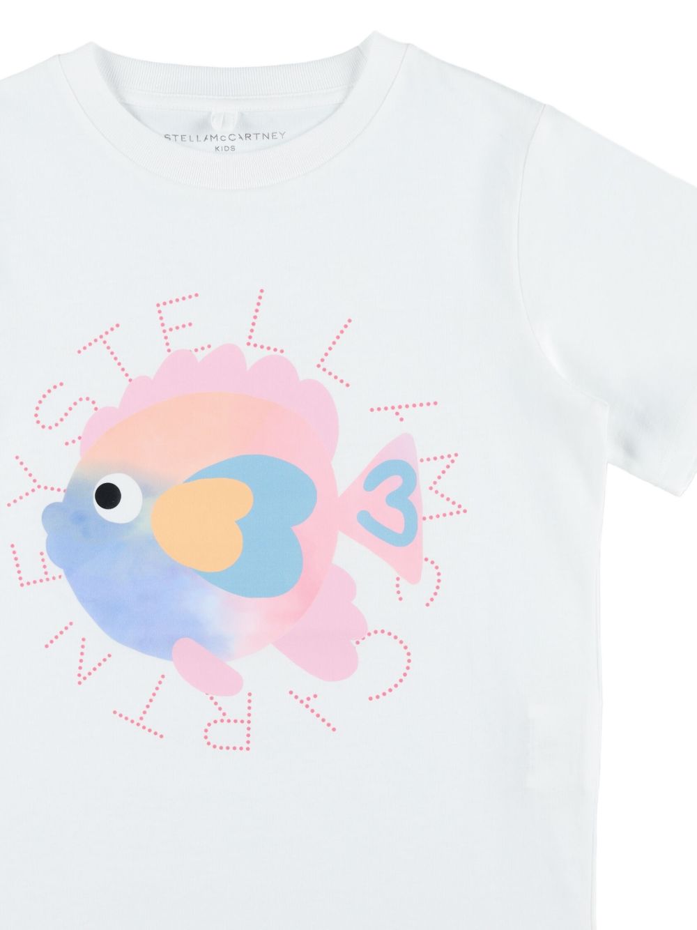 T-shirt con stampa colorata TY8A61Z0434 100 STELLA MCCARTNEY KIDS