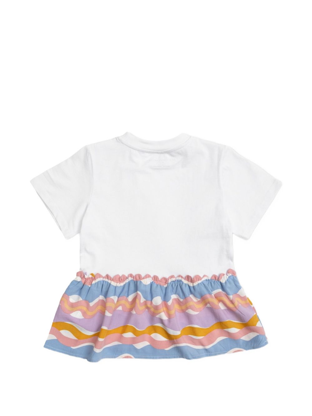 T-shirt con rouches multicolor TY8A71Z0434 100 STELLA MCCARTNEY KIDS