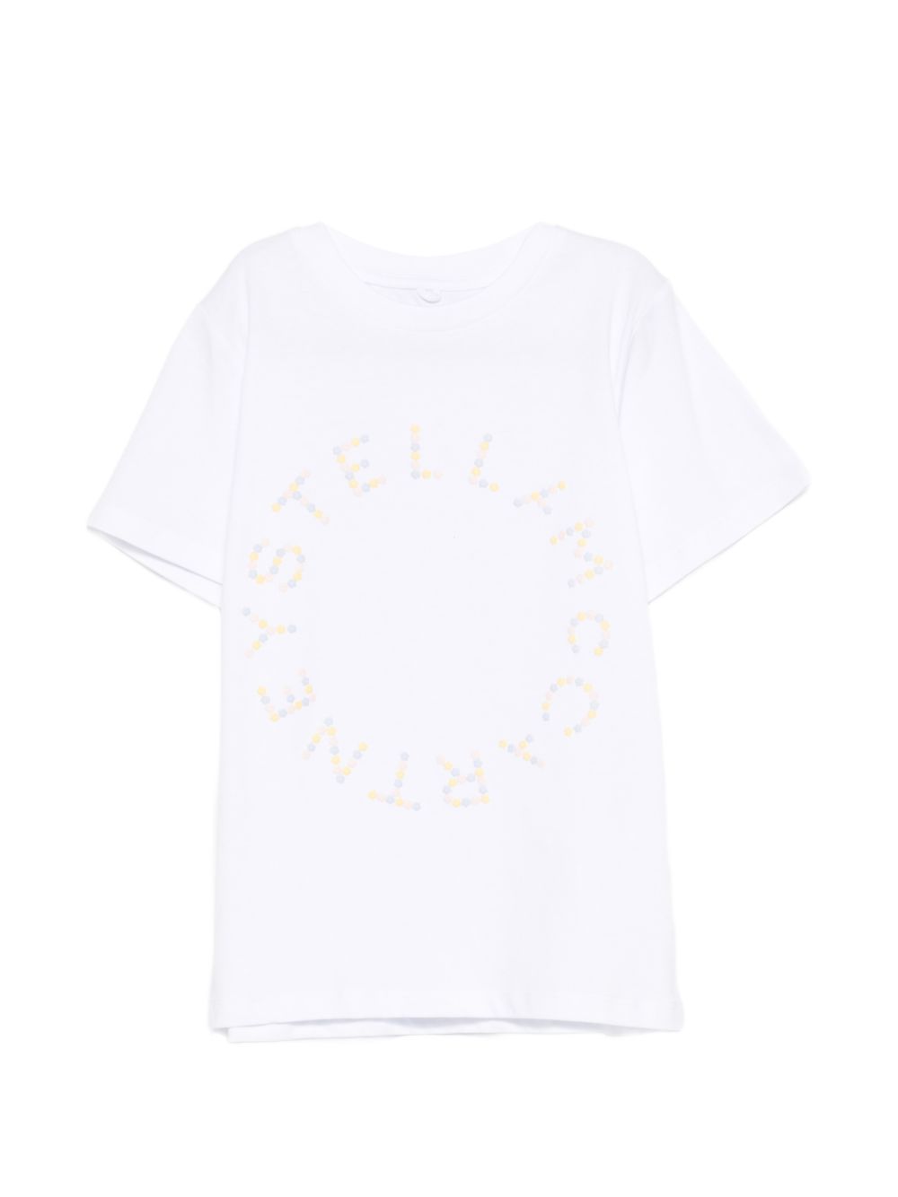 T-shirt in cotone girocollo TY8C71Z0434 100 STELLA MCCARTNEY KIDS