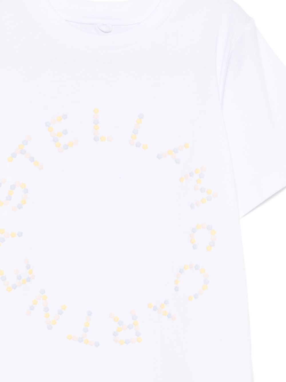 T-shirt in cotone girocollo TY8C71Z0434 100 STELLA MCCARTNEY KIDS
