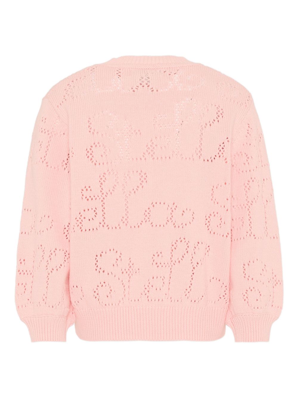 Maglia in cotone organico a trafori TY9A70Z1876 51R STELLA MCCARTNEY KIDS
