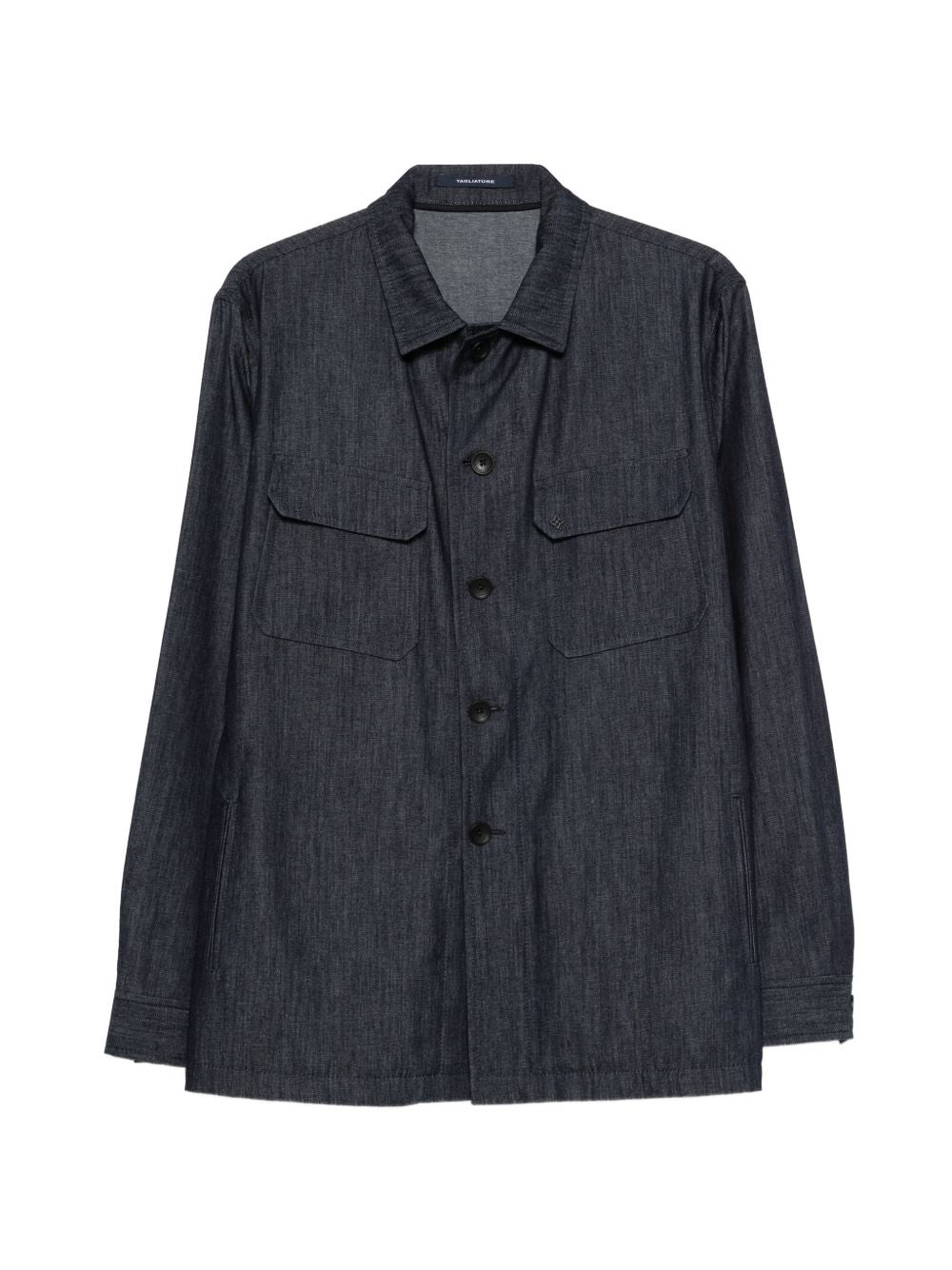 Giacca camicia in cotone con tasche a filetto GCALVIN260013 B3394 TAGLIATORE