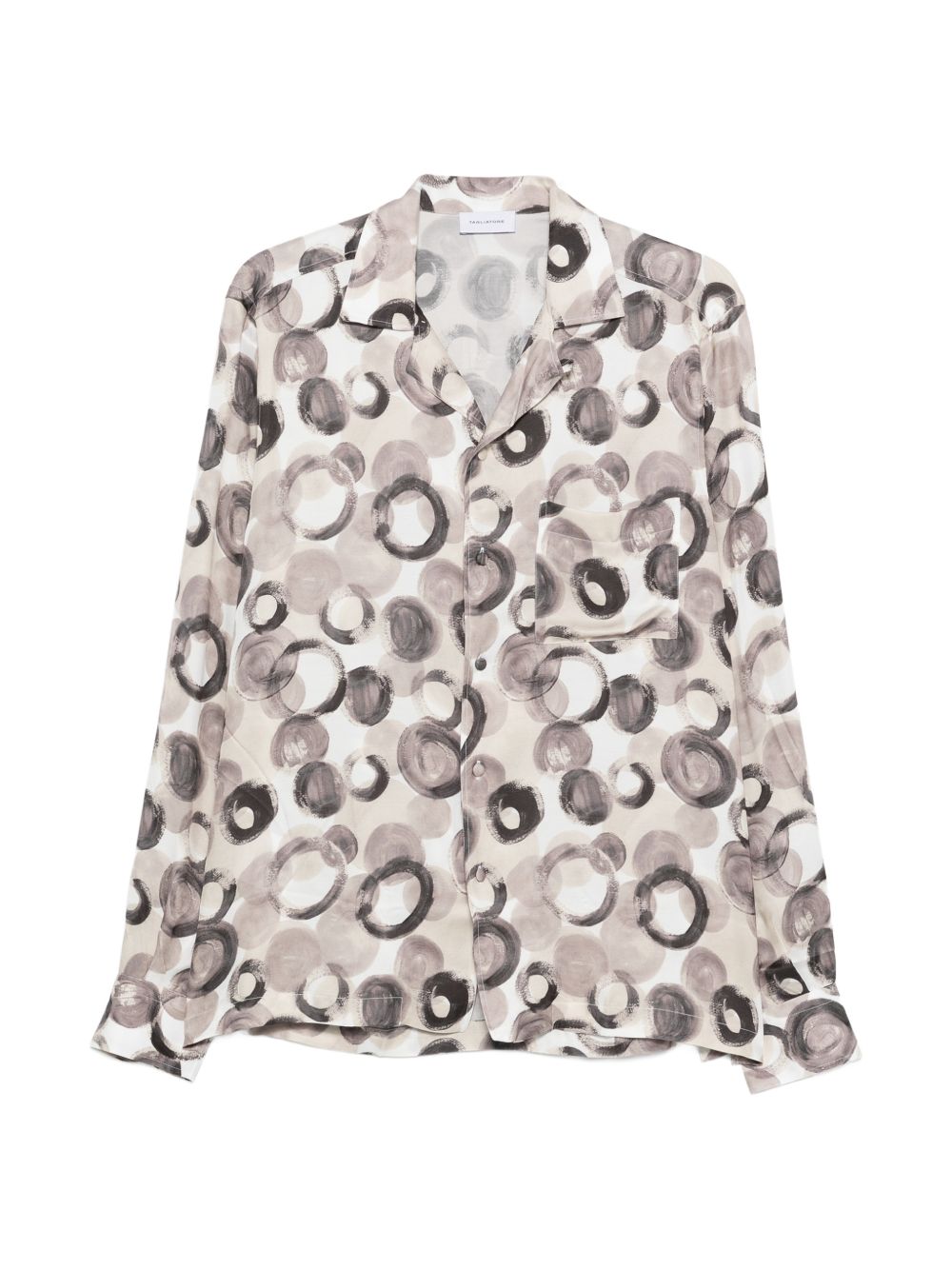 Camicia in viscosa a stampa cerchi ISLANDNS270009 T1296 TAGLIATORE