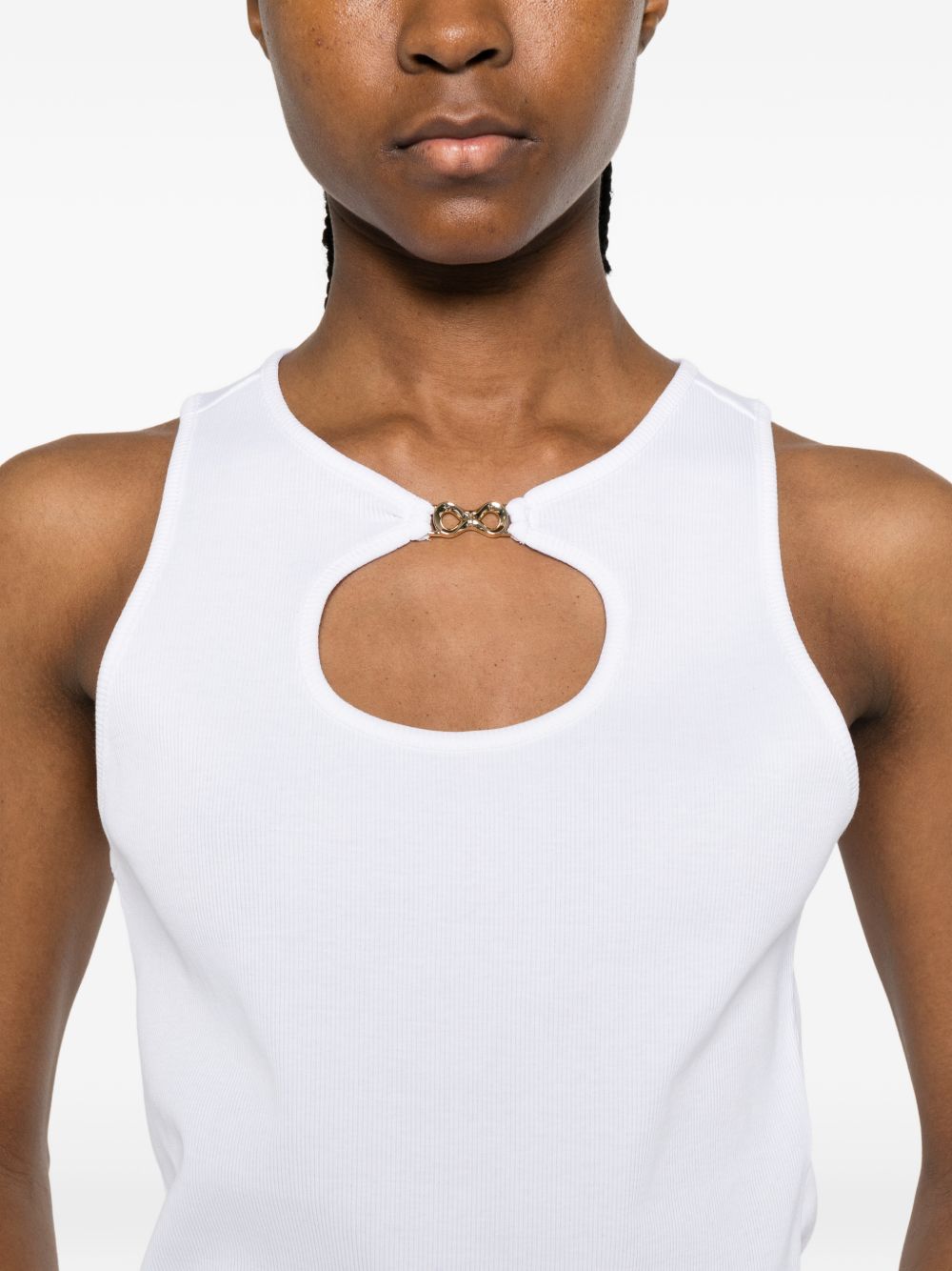 Top senza maniche con lacci 261TT2280 00001 TWINSET