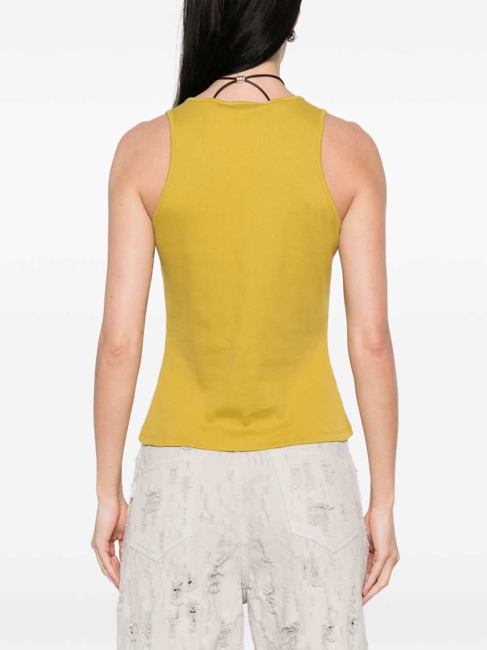 Canotta in cotone con cut-out frontale 261TT2280 12117 TWINSET