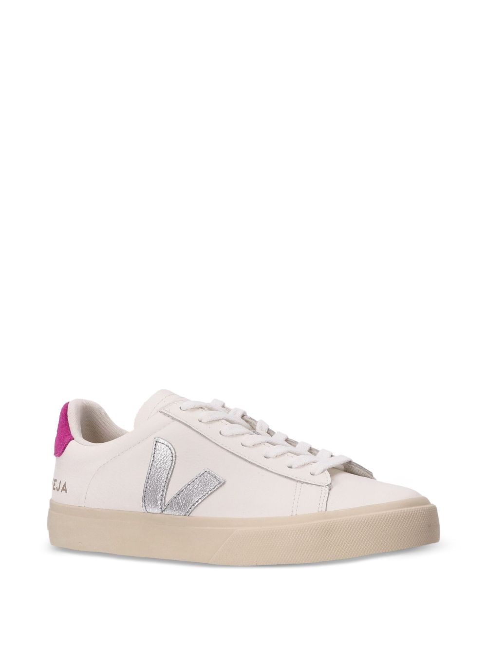 Sneakers con logo a contrasto CP0520788 WHITESILVERULTRAVIOLET VEJA