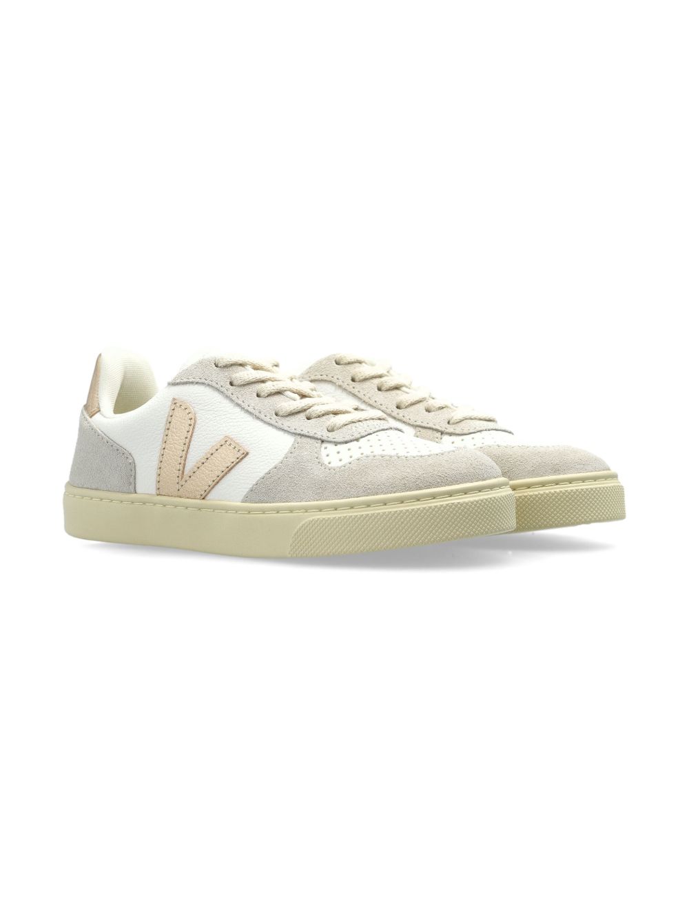 Sneakers con logo laterale e suola platform CX0520620 WHIPLATNATURAL VEJA KIDS