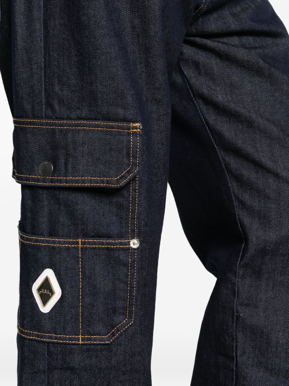 Jeans cargo dritti in cotone XJ3228 DENIM YES LONDON