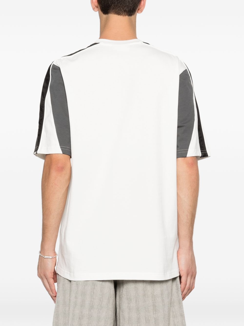 T-shirt girocollo a maniche corte XM4267 BIANCO YES LONDON
