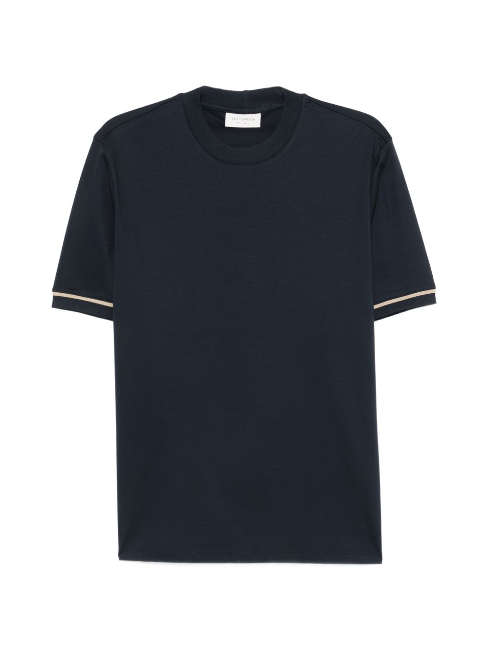 T-shirt in cotone girocollo XM4292 BLU YES LONDON