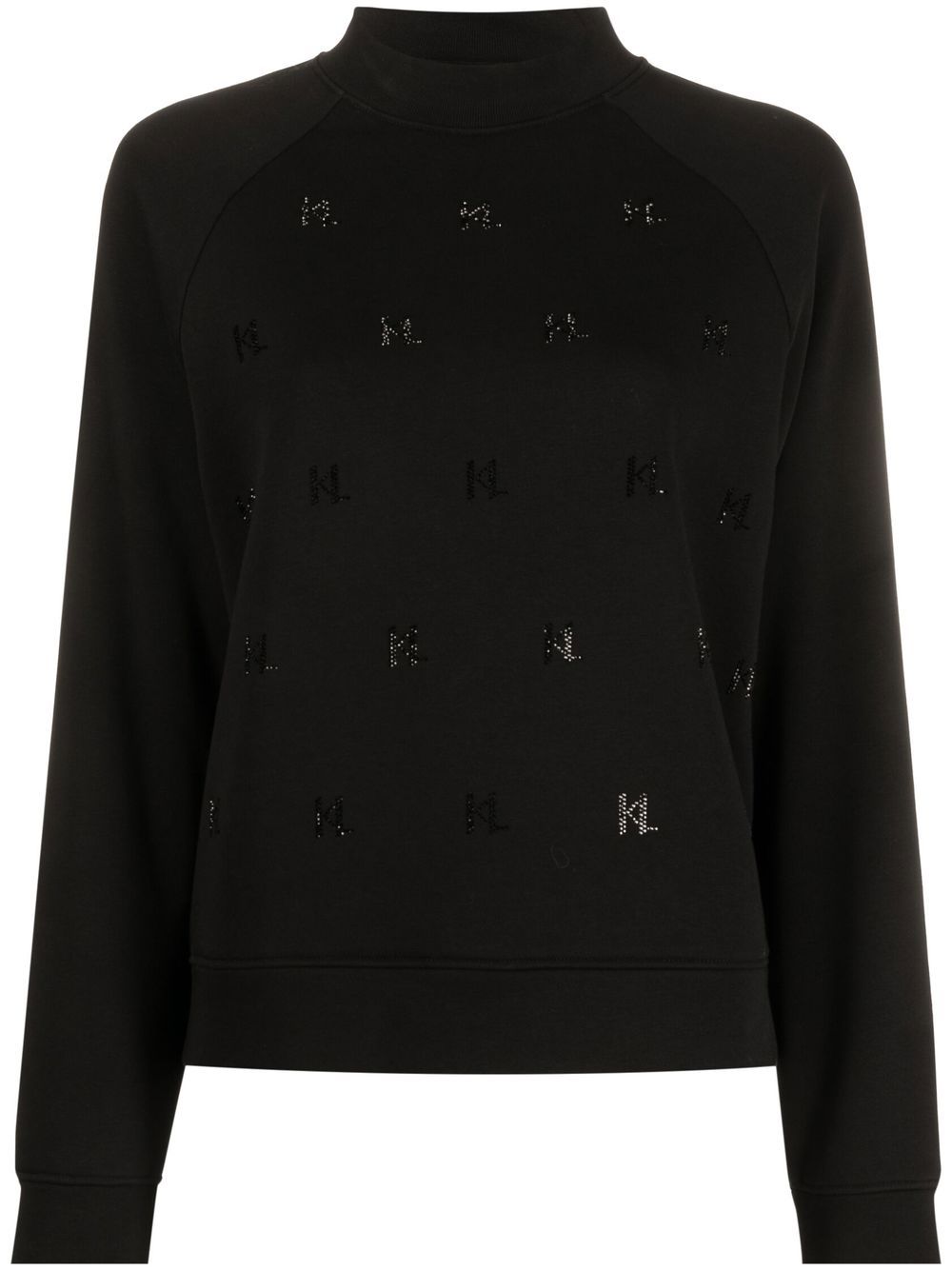 Felpa Nera Slim 226W1800999 NERA KARL LAGERFELD
