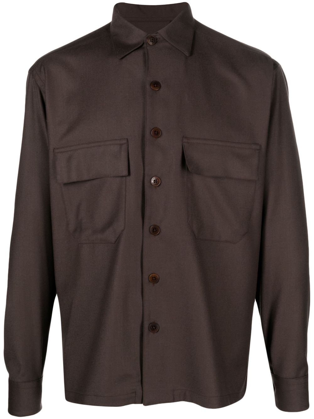 Camicia Uomo Cioccolato Lana V31 5650 COSTUMEIN