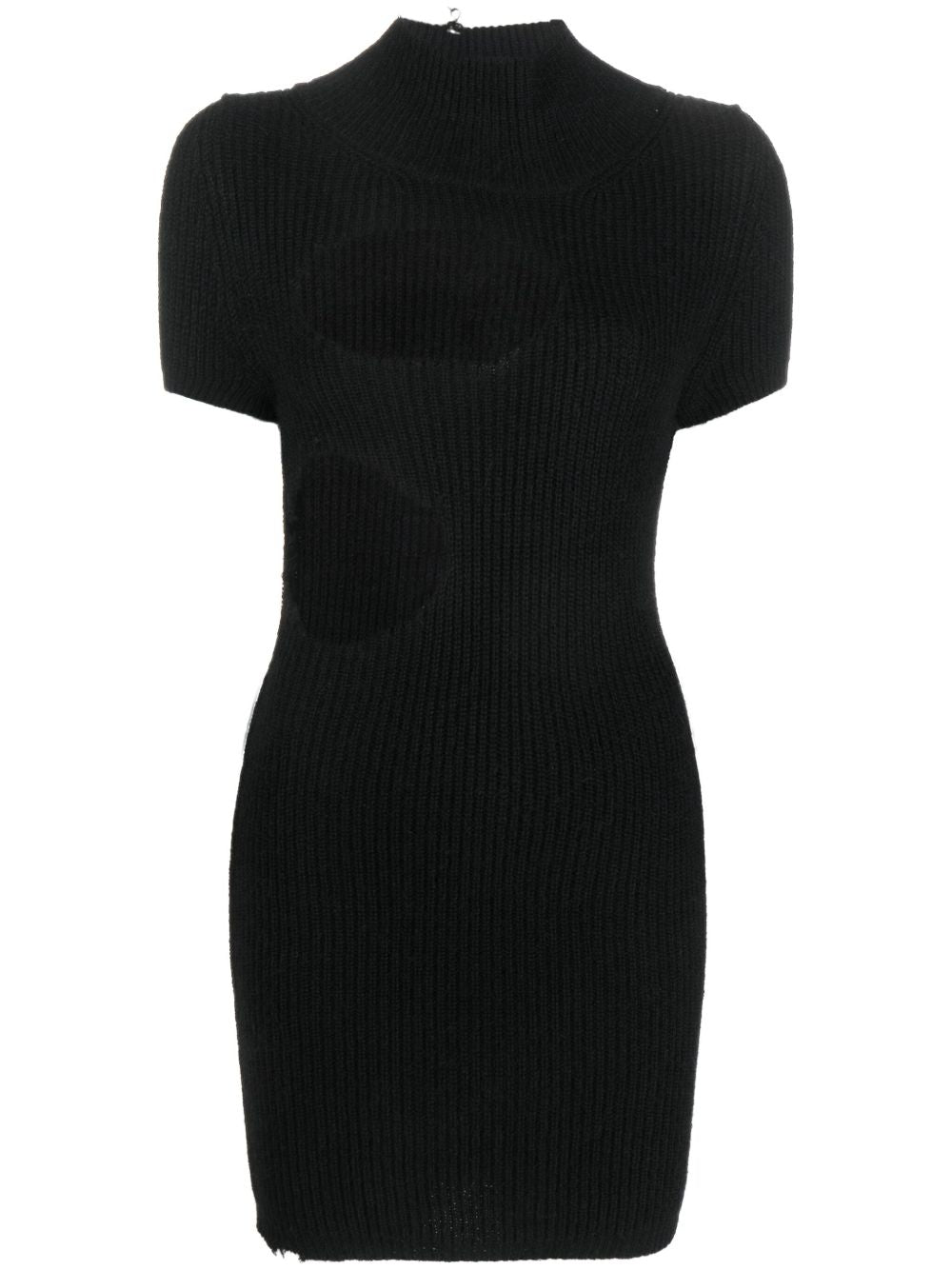 Abito Donna Nero Lana S52DA0004S18298 900 MM6 MAISON MARGIELA