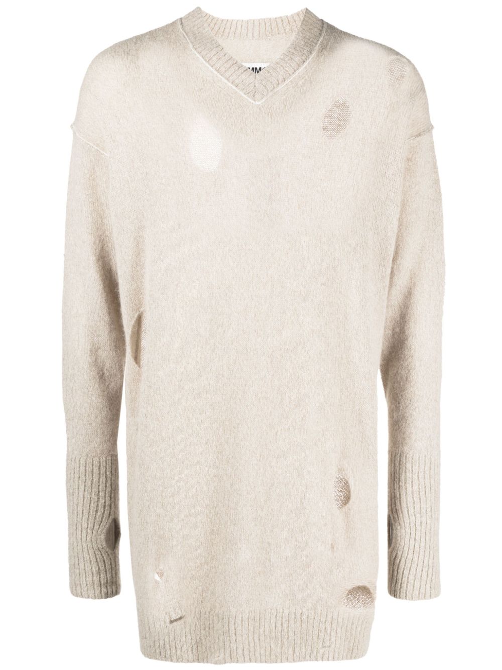 Maglione Donna Beige Lana S52HN0003S18289 961 MM6 MAISON MARGIELA