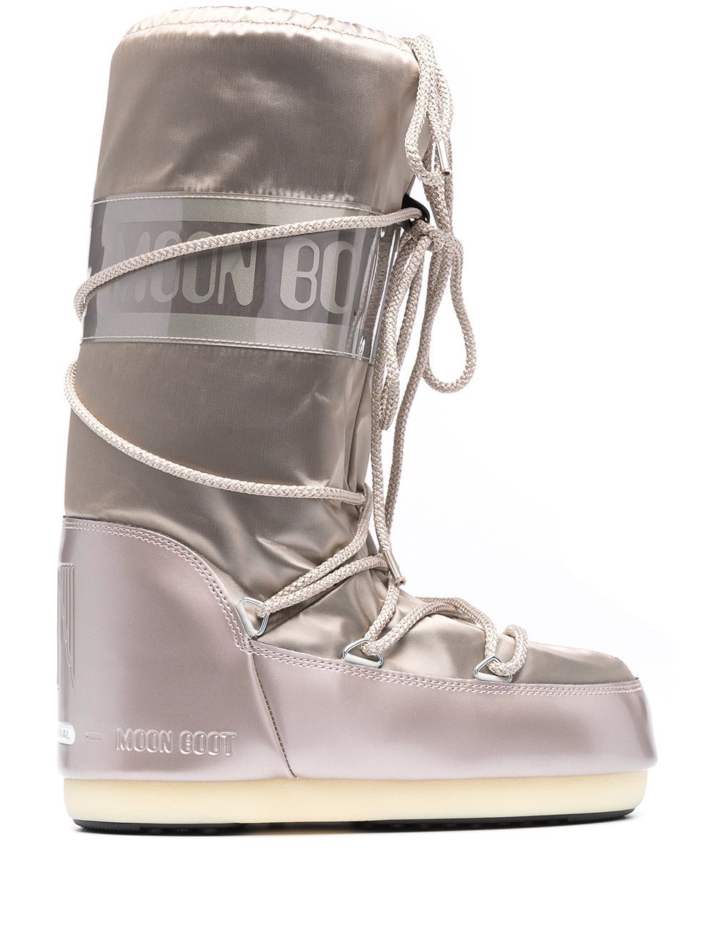 Stivale platino Icon Glance raso 14016800 001 MOON BOOT KIDS