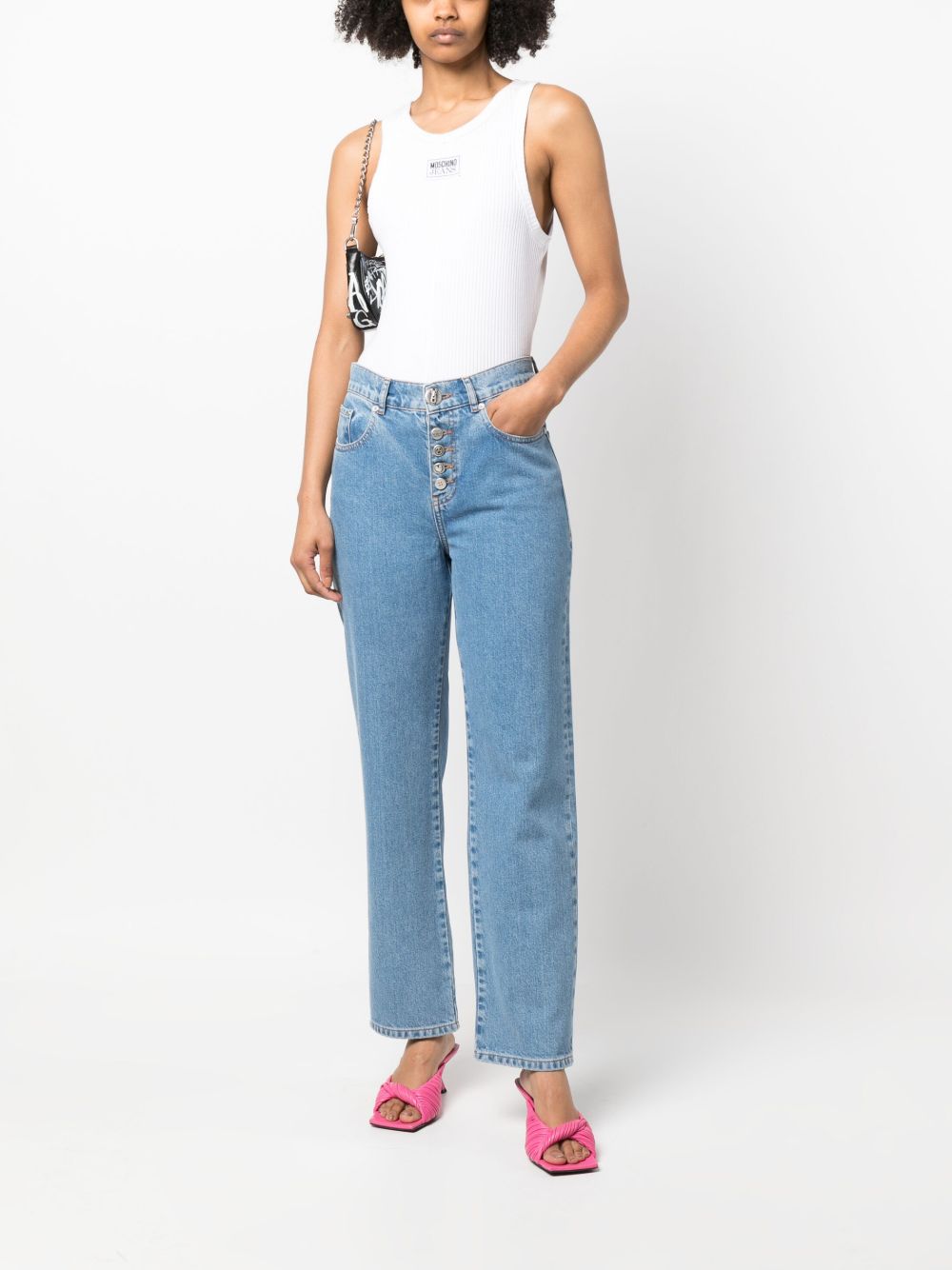 Jeans Donna Denim Cotone A03298236 1295 MOSCHINO JEANS