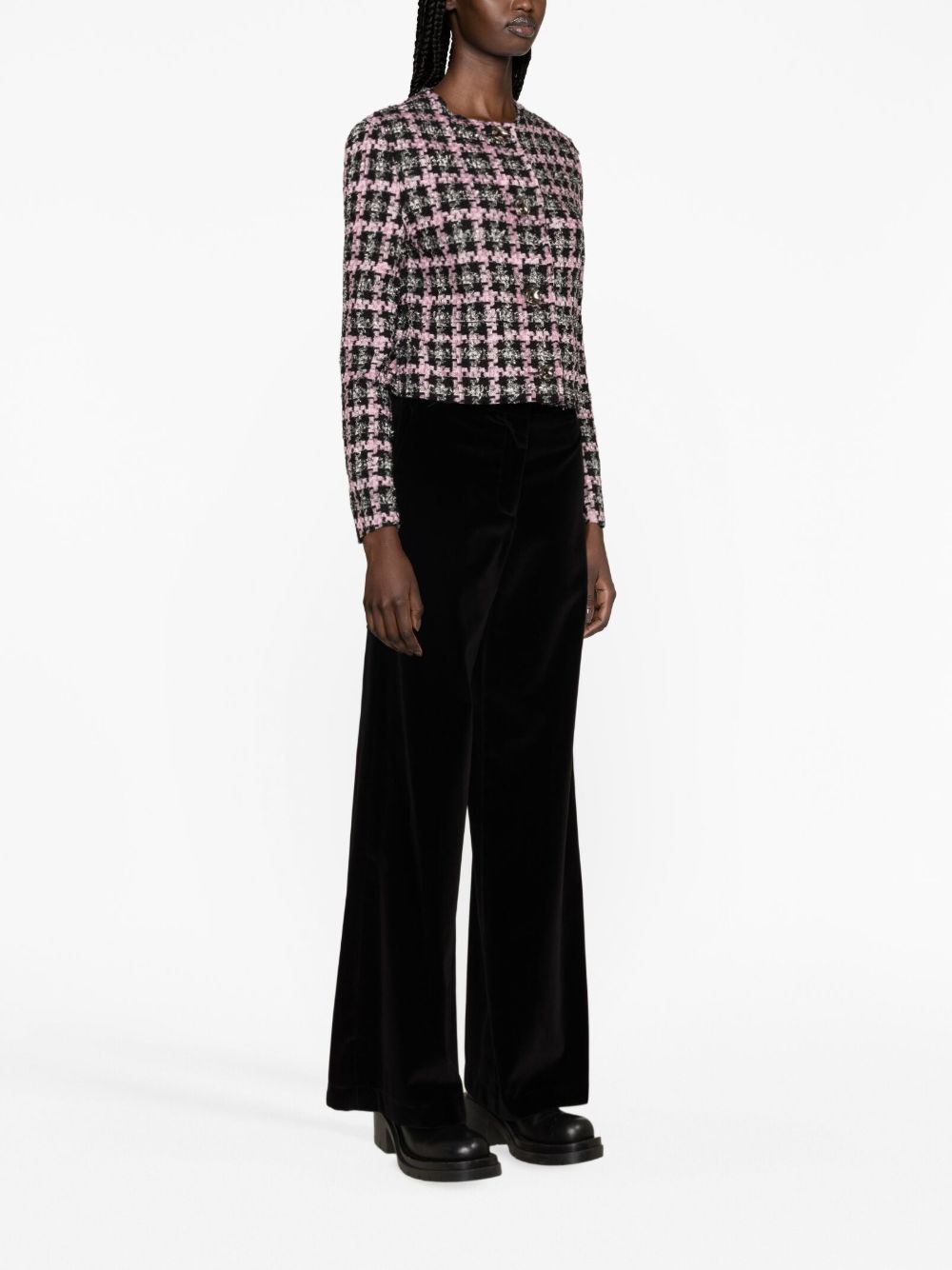 Pantaloni svasati donna a vita alta 3542MDP16237801 99 MSGM