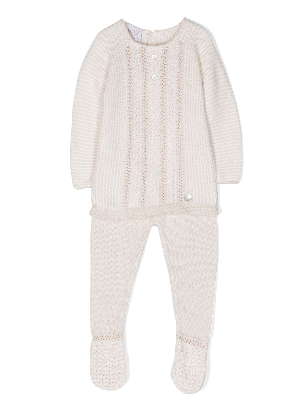 Tutina Neonato Beige 103120907 7960H05 PAZ RODRIGUEZ KIDS