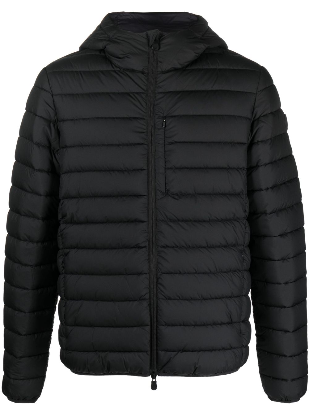 Piumino animal free uomo con cappuccio D31273MMITO17 10000 SAVE THE DUCK