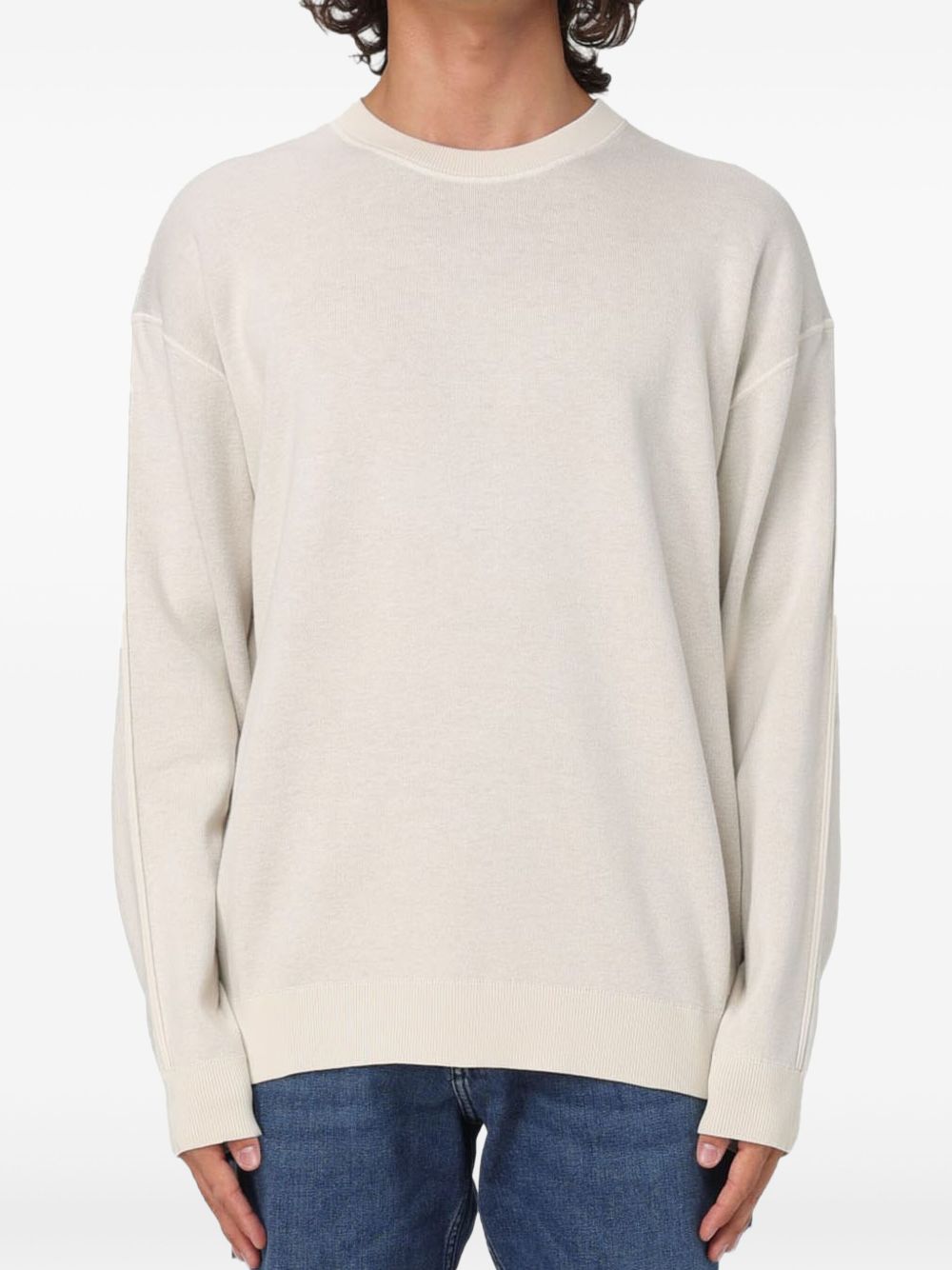 Felpa beige basic misto lana 50519624 131 BOSS