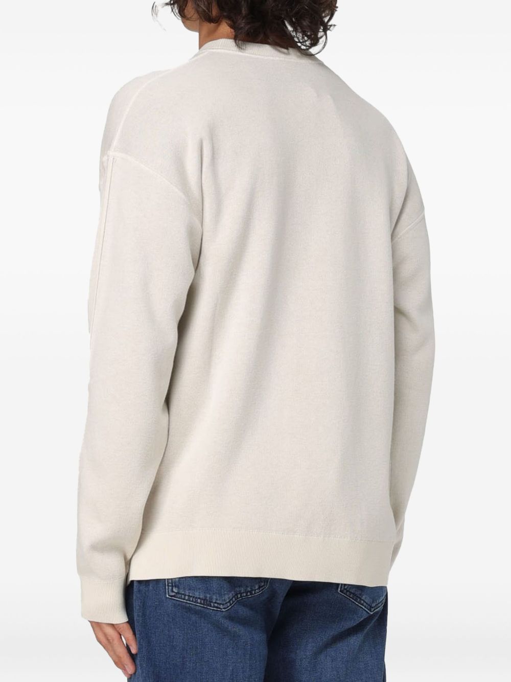 Felpa beige basic misto lana 50519624 131 BOSS
