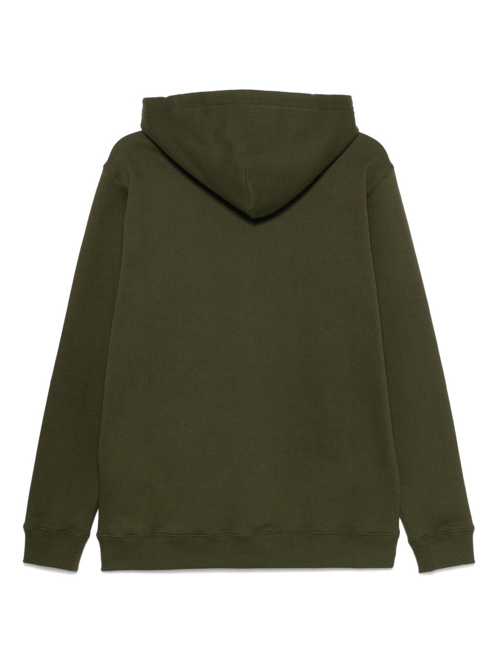 Felpa verde militare logo laterale UF649KF0196HY7 633 DONDUP