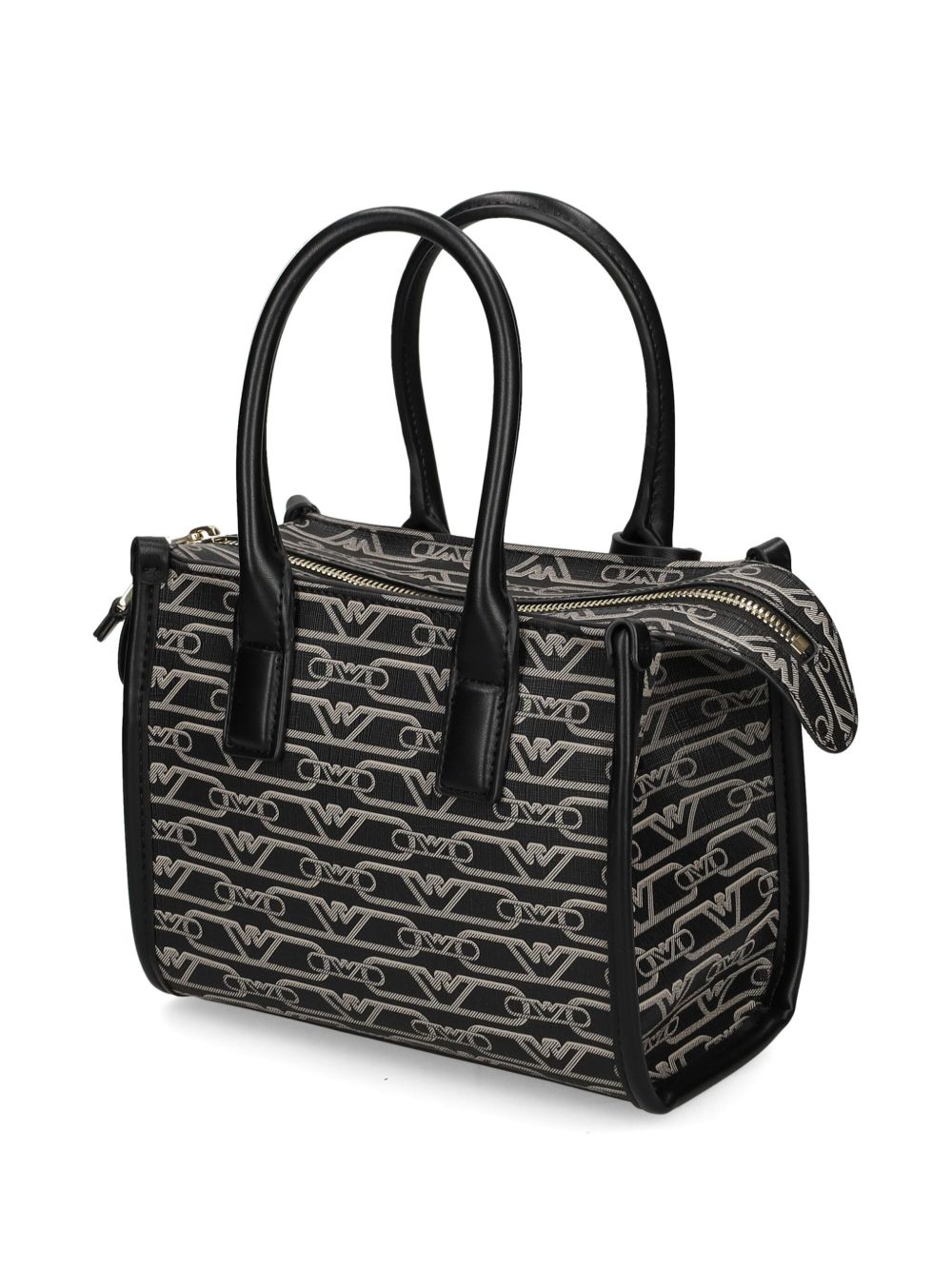 Borsa mini logo all-over nera EW000371AF11951 FC033 EMPORIO ARMANI