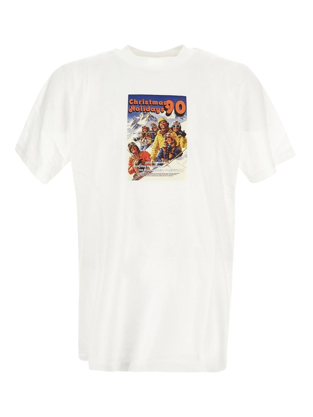 T-shirt Bianca con Stampa TF2408 WHITE FAMILY FIRST MILANO