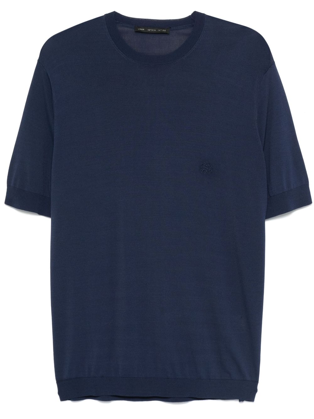 maglioncino k186 blu mezze maniche L1MFW24256699 E044 LOW BRAND