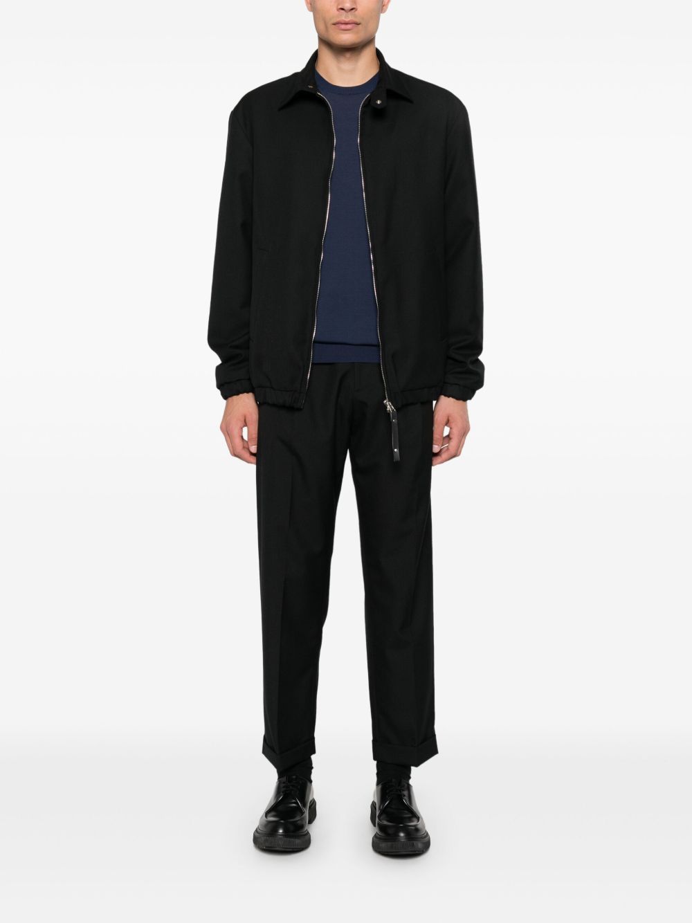 maglioncino k186 blu mezze maniche L1MFW24256699 E044 LOW BRAND