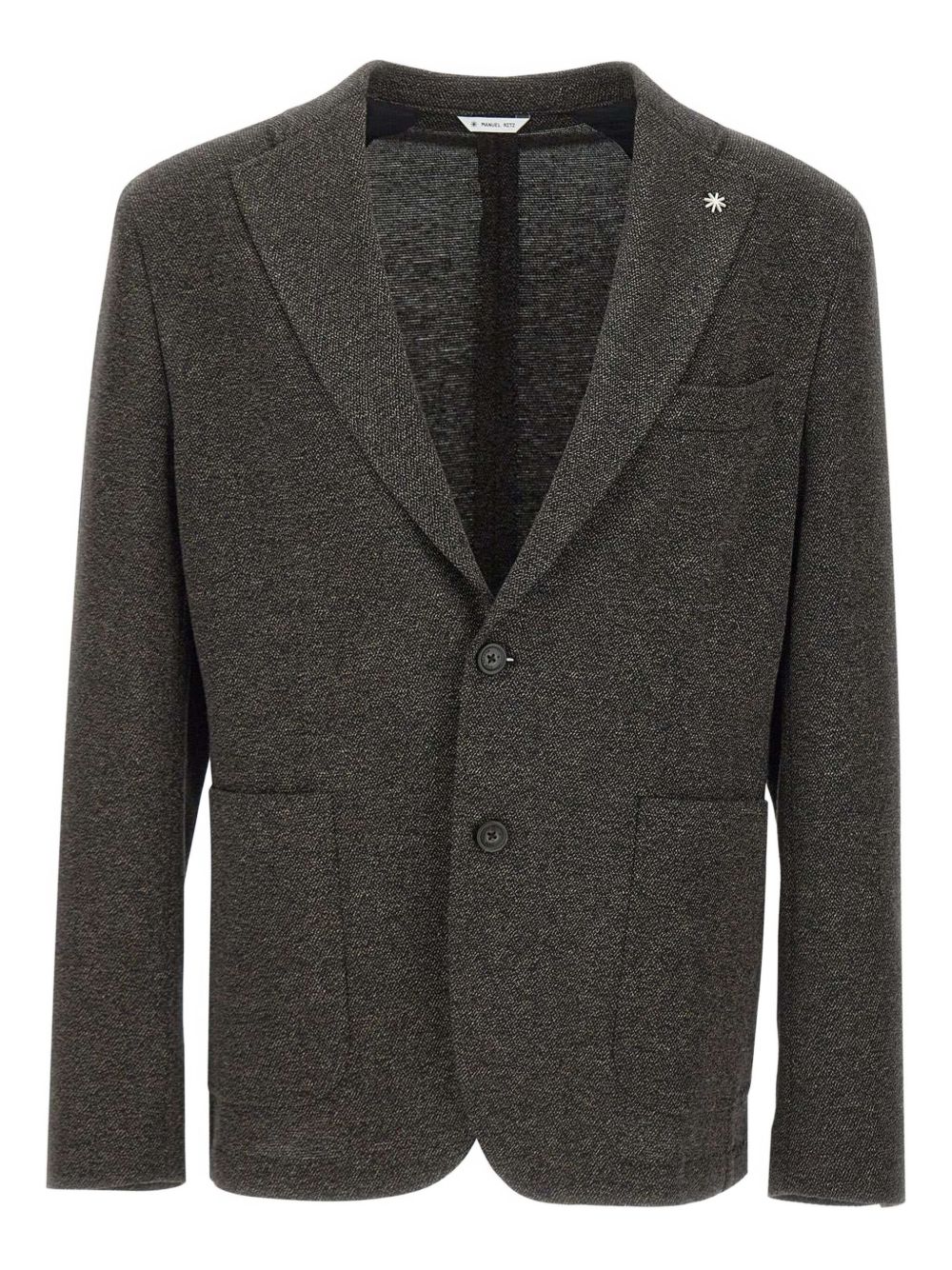Blazer Marrone in Misto Lana con Tasche 3732G2728M243696 30 MANUEL RITZ