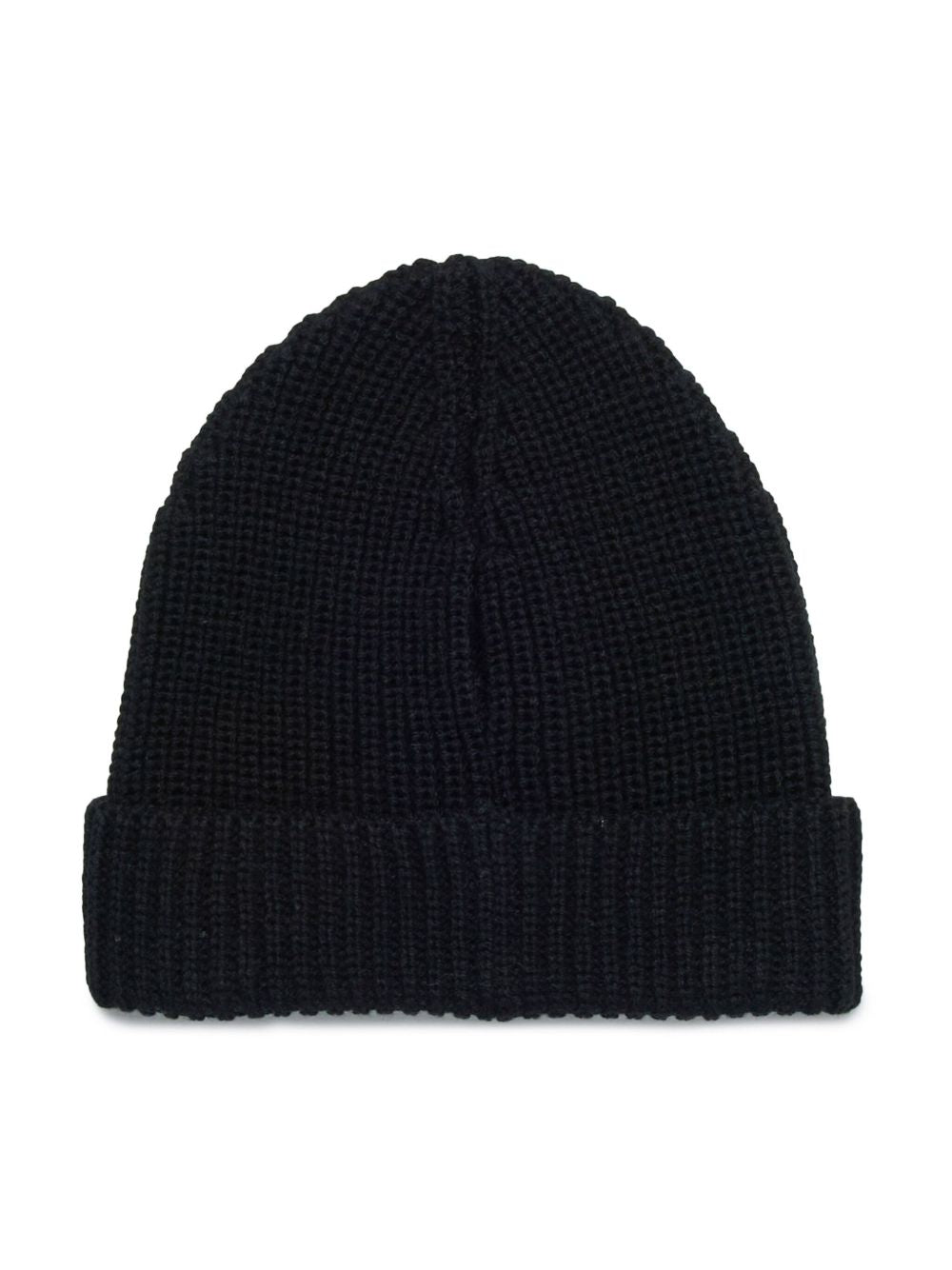 Cappello nero in maglia targhetta logo MX0096MX048 MX900 MAX&CO. KIDS