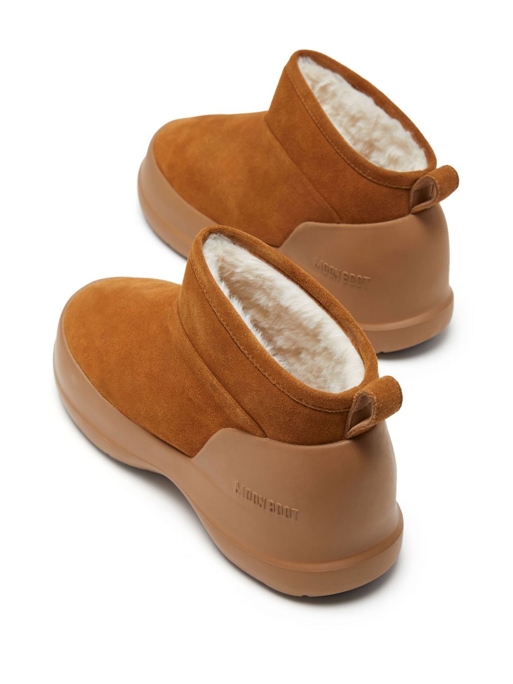 STIVALE LUNA LOW COGNAC IN PELLE SCAMOSCIATA 80D2480040 M008 MOON BOOT