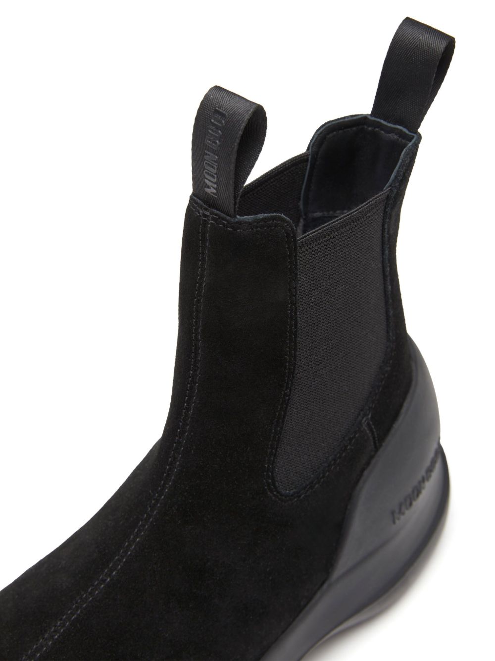 STIVALE LUNA CHELSEA NERO IN PELLE SCAMOSCIATA 80D2480050 N001 MOON BOOT