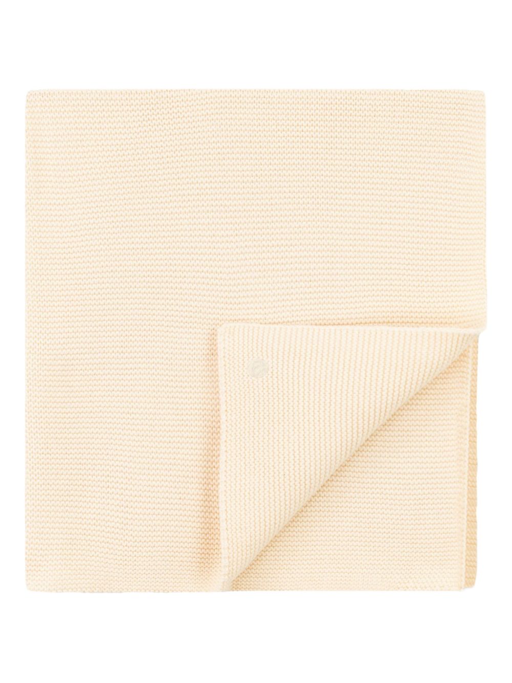 Coperta in maglia a punto leggero beige A0AS6 01 PETIT BATEAU KIDS