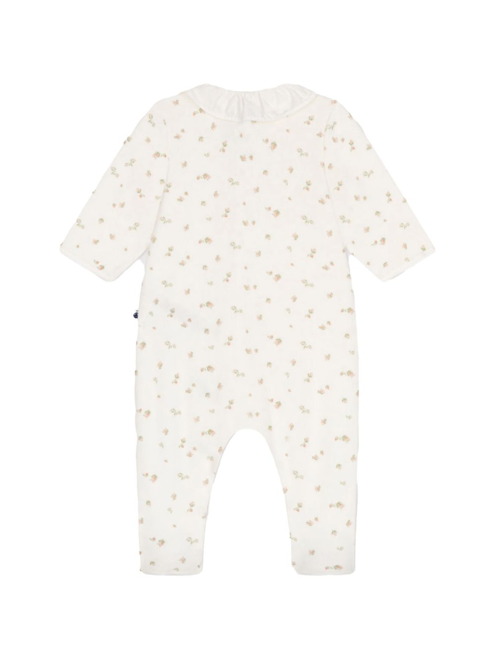 Tutina bianca fantasia floreale neonato A0AST 01 PETIT BATEAU KIDS