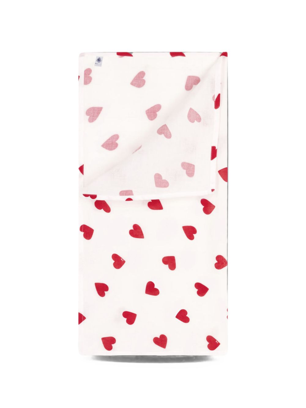 Mussola fantasia a cuori neonato A0AVE 01 PETIT BATEAU KIDS
