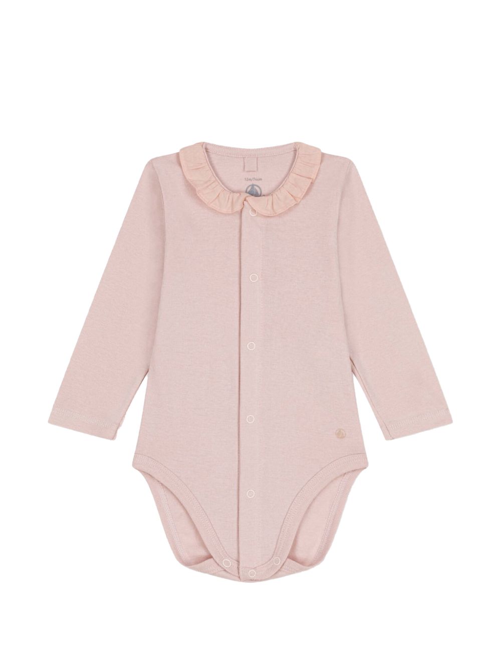 Body rosa con colletto ruches A0B71 02 PETIT BATEAU KIDS