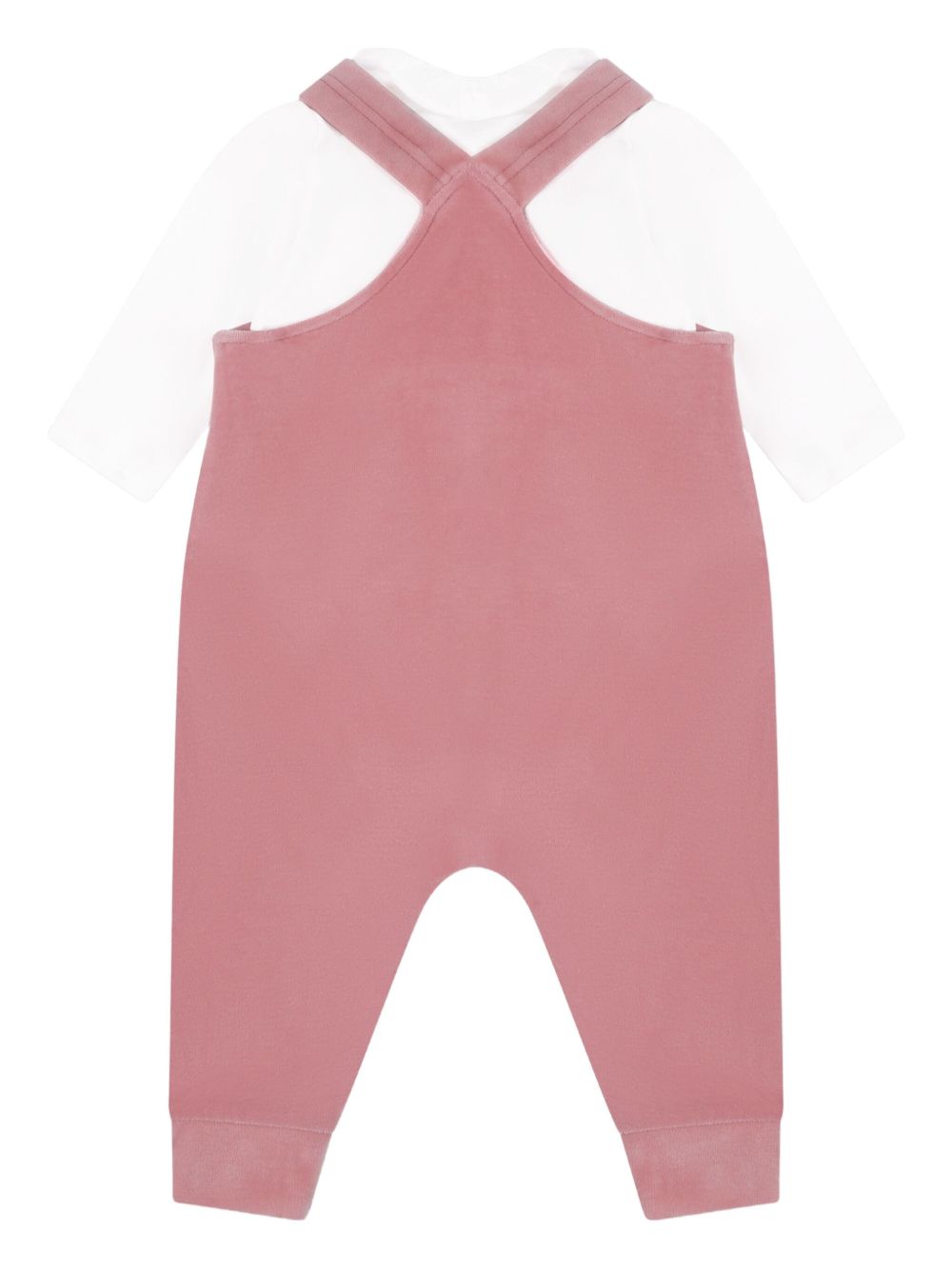 Set salopette rosa neonata (2pz) A0BNR 01 PETIT BATEAU KIDS