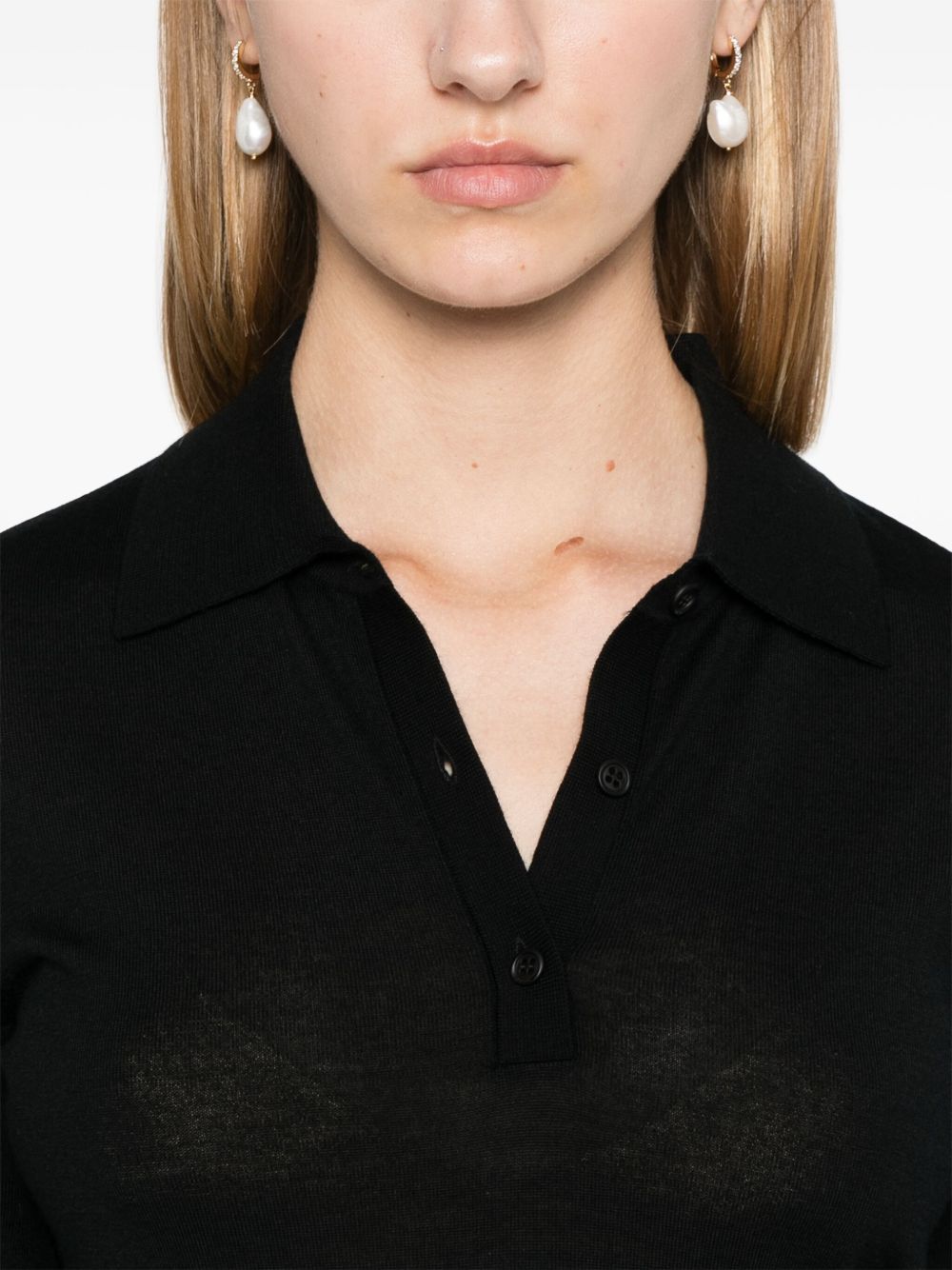 Maglia liquoroso nera 103940A229 Z99 PINKO