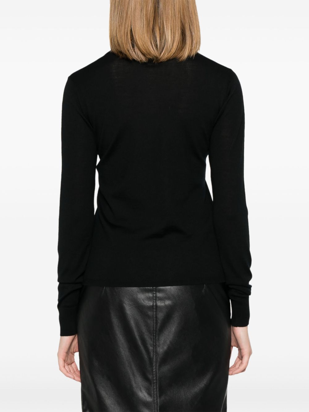 Maglia liquoroso nera 103940A229 Z99 PINKO