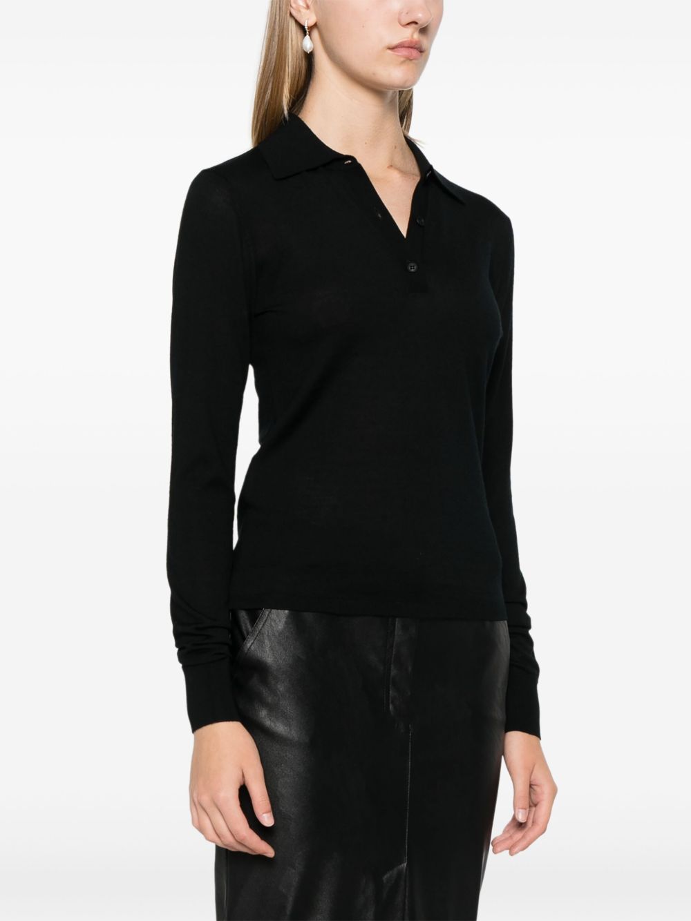 Maglia liquoroso nera 103940A229 Z99 PINKO